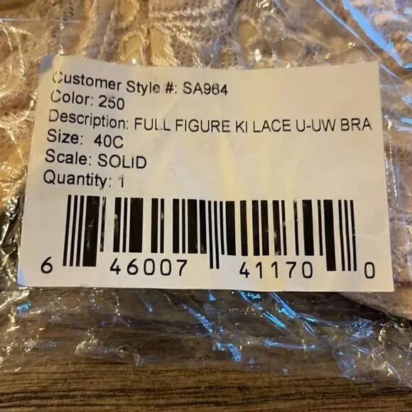 Sexy Lace Bra - Beige/Nude with Tag - Picture 4 of 13